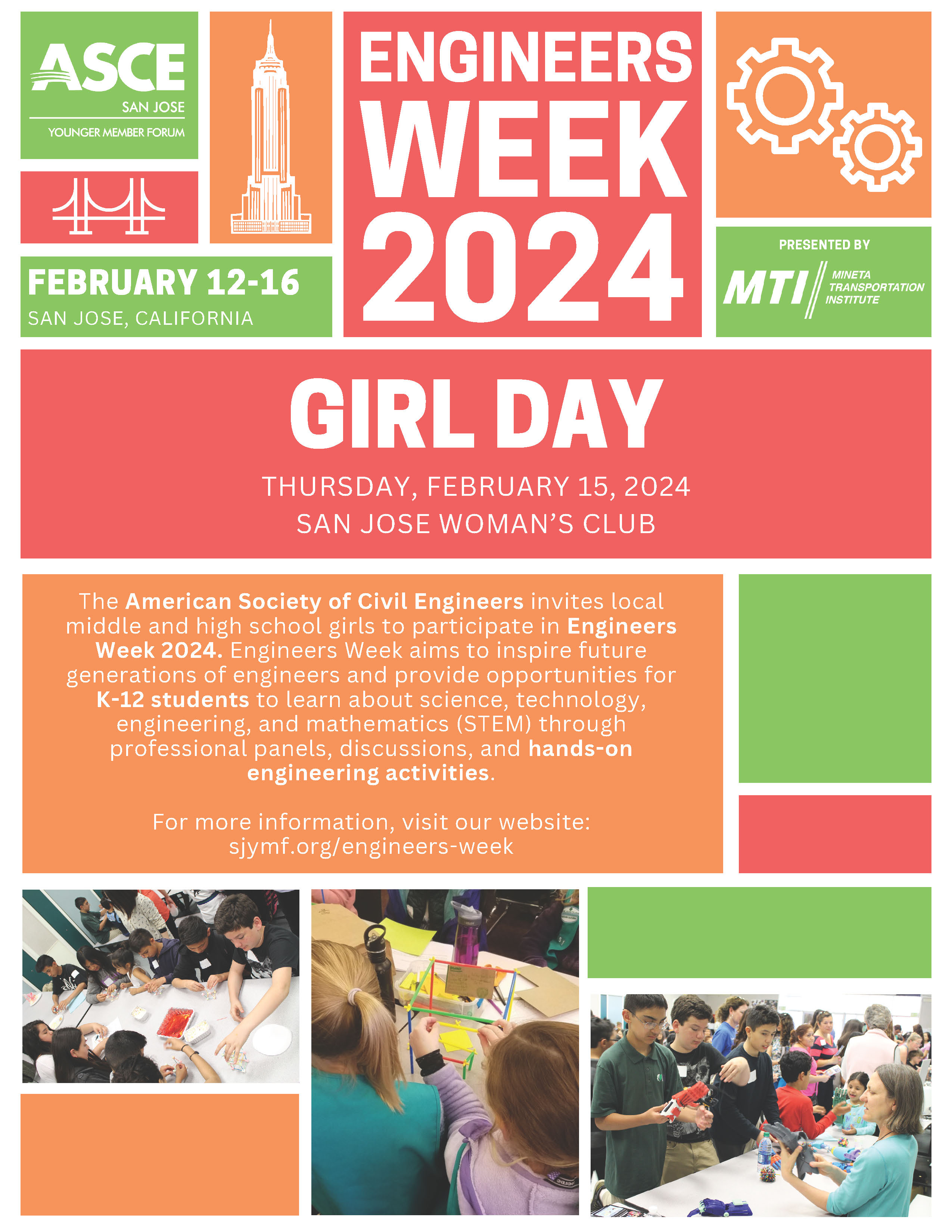 Engineers Week 2024 Girl Day Transportation Institute